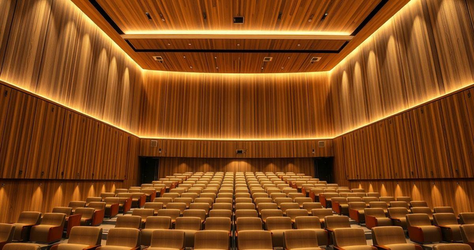 Soluções Acústicas para Auditorios como Garantia de Qualidade Sonora Soluções Acústicas para Auditorios como Garantia de Qualidade Sonora