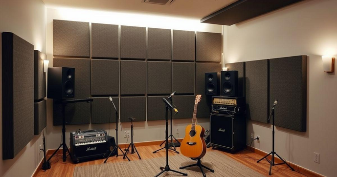 Isolamento acústico home studio: como garantir qualidade sonora no seu espaço de gravação Isolamento acústico home studio: como garantir qualidade sonora no seu espaço de gravação