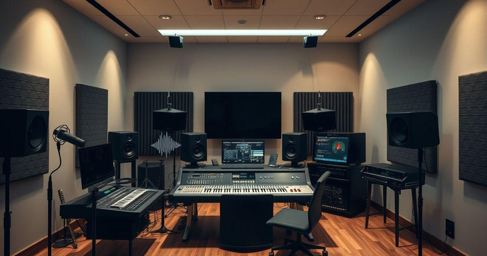 Estúdio com Isolamento Acústico Eficiente: Melhore Suas Gravações Estúdio com Isolamento Acústico Eficiente: Melhore Suas Gravações